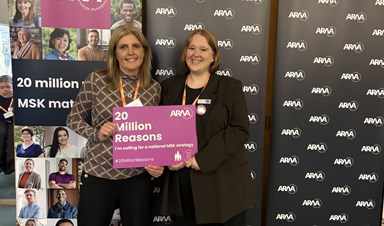 Psoriasis UK attend a Bone and Joint event in parliament