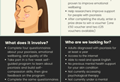 Online self help study poster